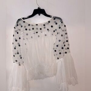 Women’s polka dot blouse